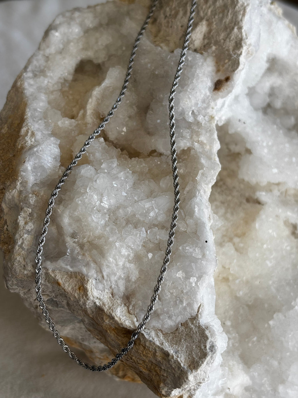 Collier ✧ Torsadée Silver Éveil de lumière