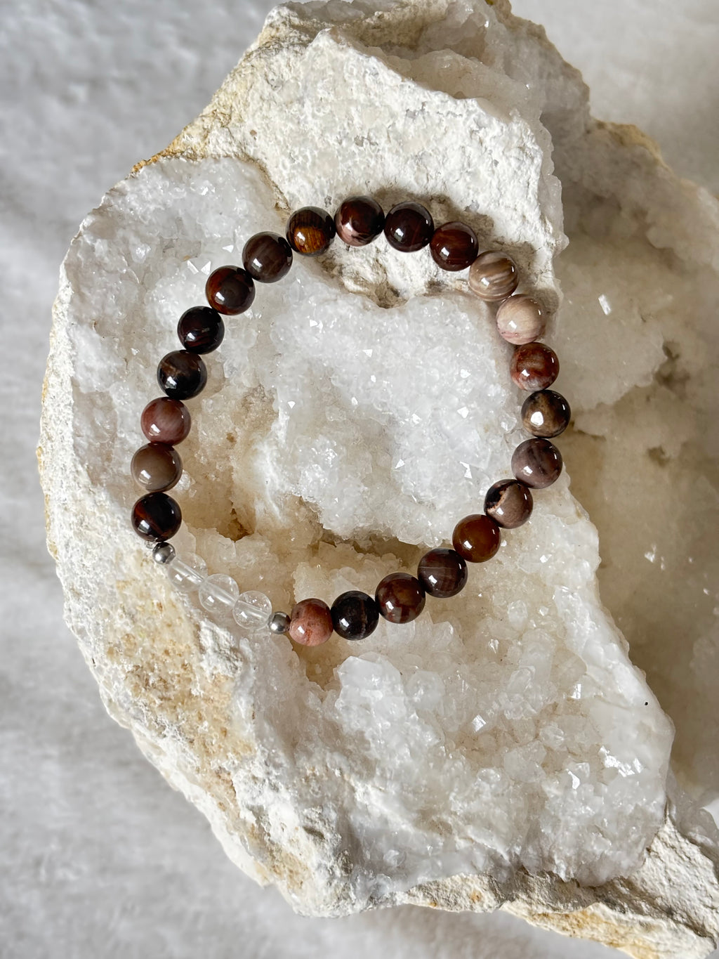 ☯ Équilibre ・Agate Fossile